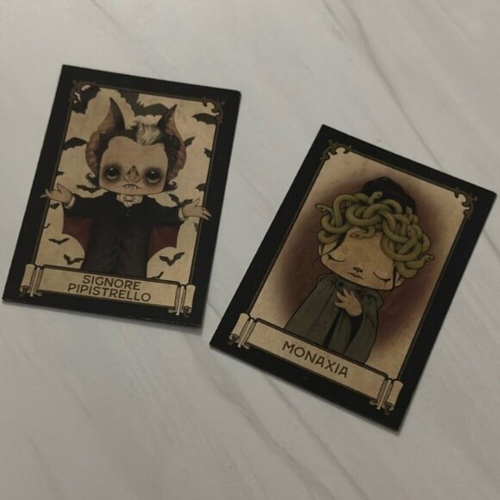 Gideon’s Bakehouse Monaxia And Signore Pipistrello 2 Trading Card 28 & 29 Set